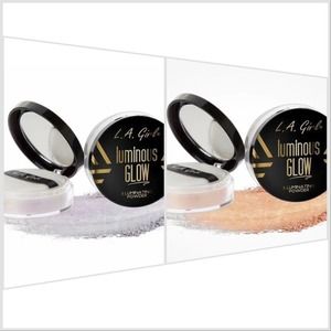 L.A. Girl Luminous Glow Illuminating Powder LOT Holographic Stardust &Sunkissed